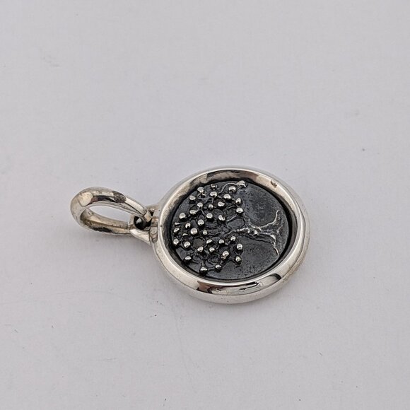 David Yurman Sterling Silver 925 Tree of Life Pendant Amulet Charm - Picture 2 of 4